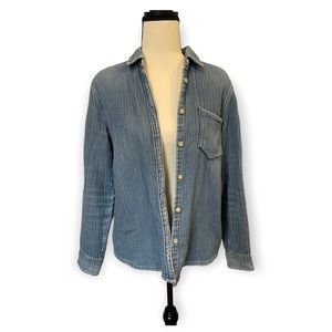 Madewell Women’s Denim Homestead Chambray Shirt Small